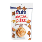 Package of Utz Pretzel Bites Peanut Butter Filled on a white background