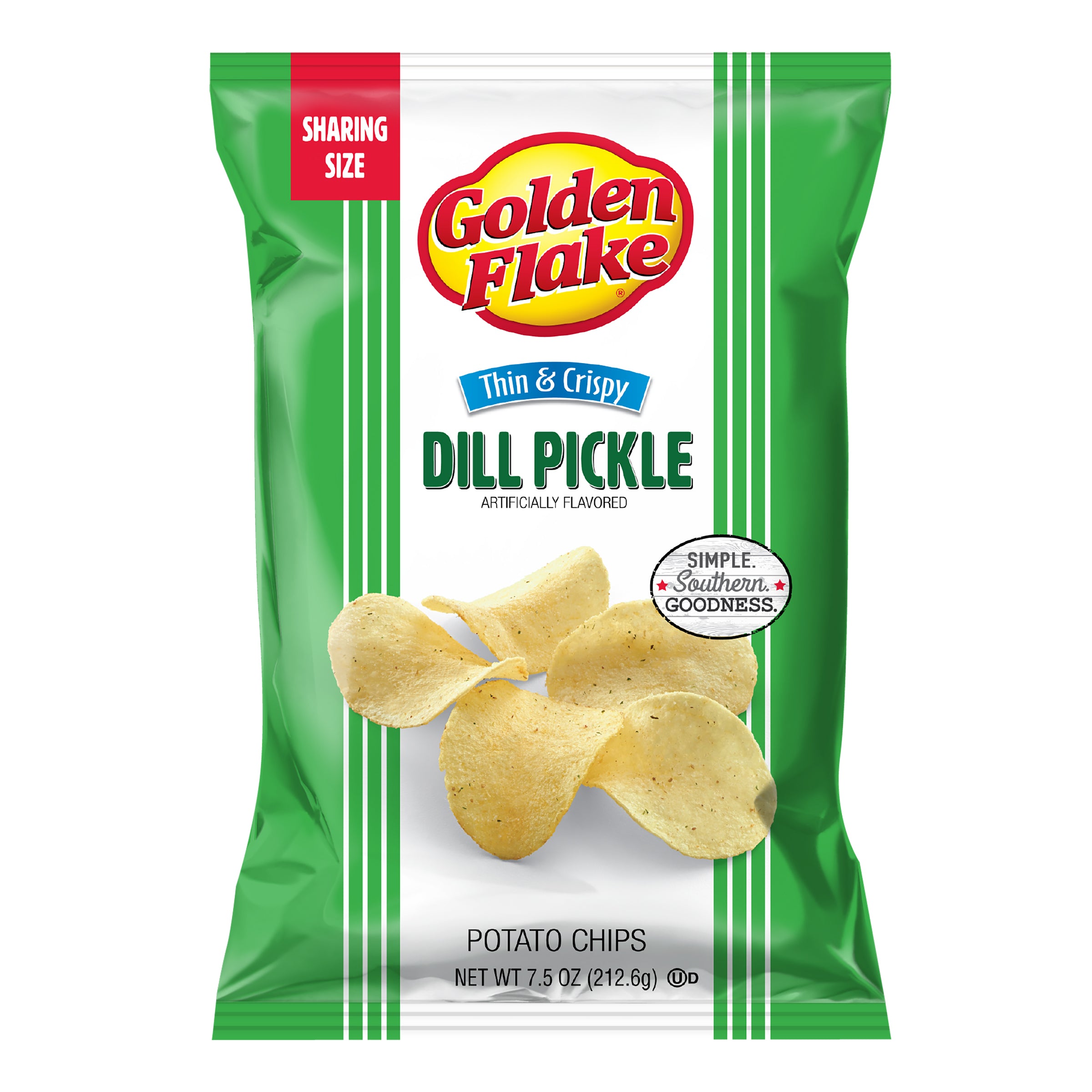 golden flake dill pickle chips