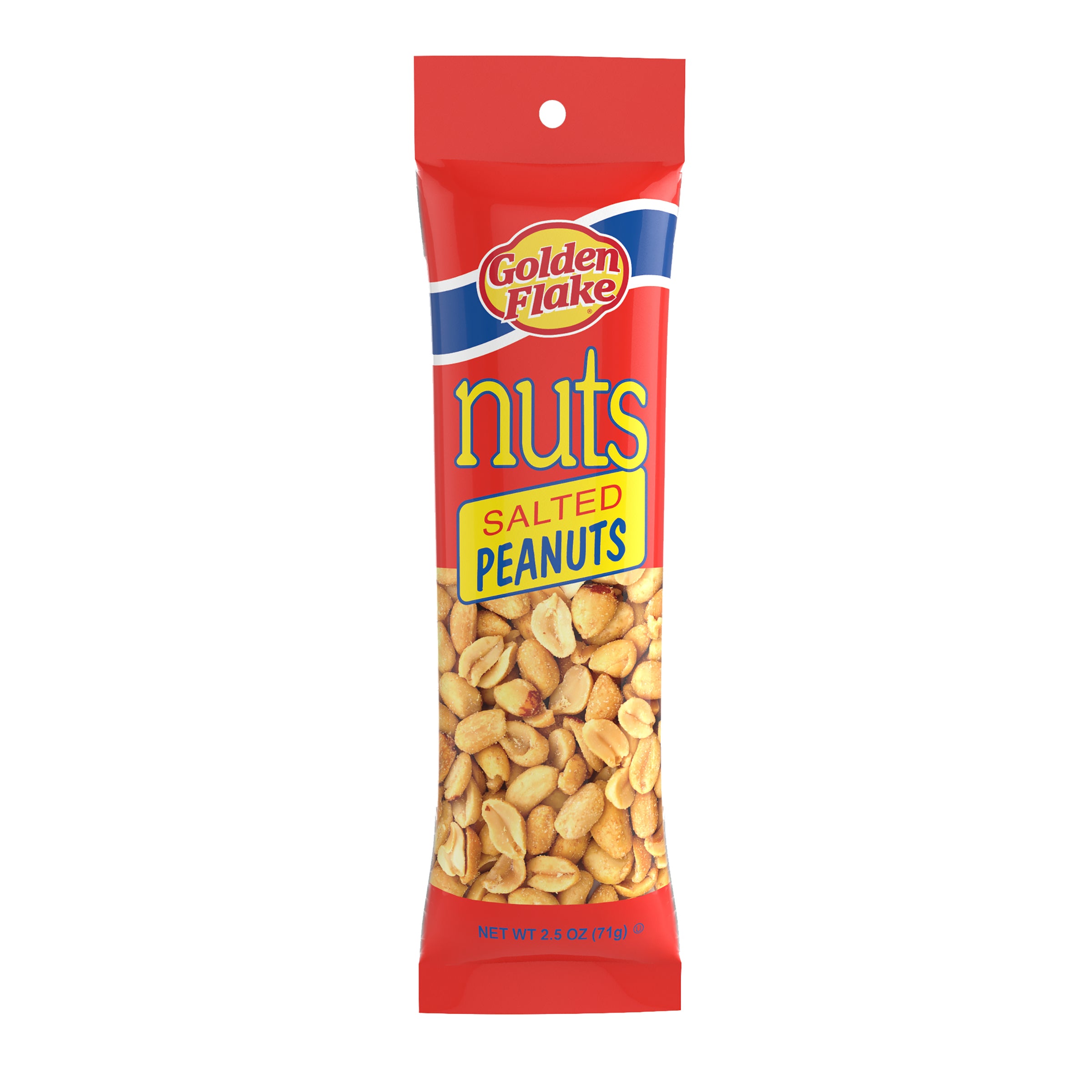 Golden Flake Salted Peanuts – Simple, Satisfying Crunch (2.5oz Bags)