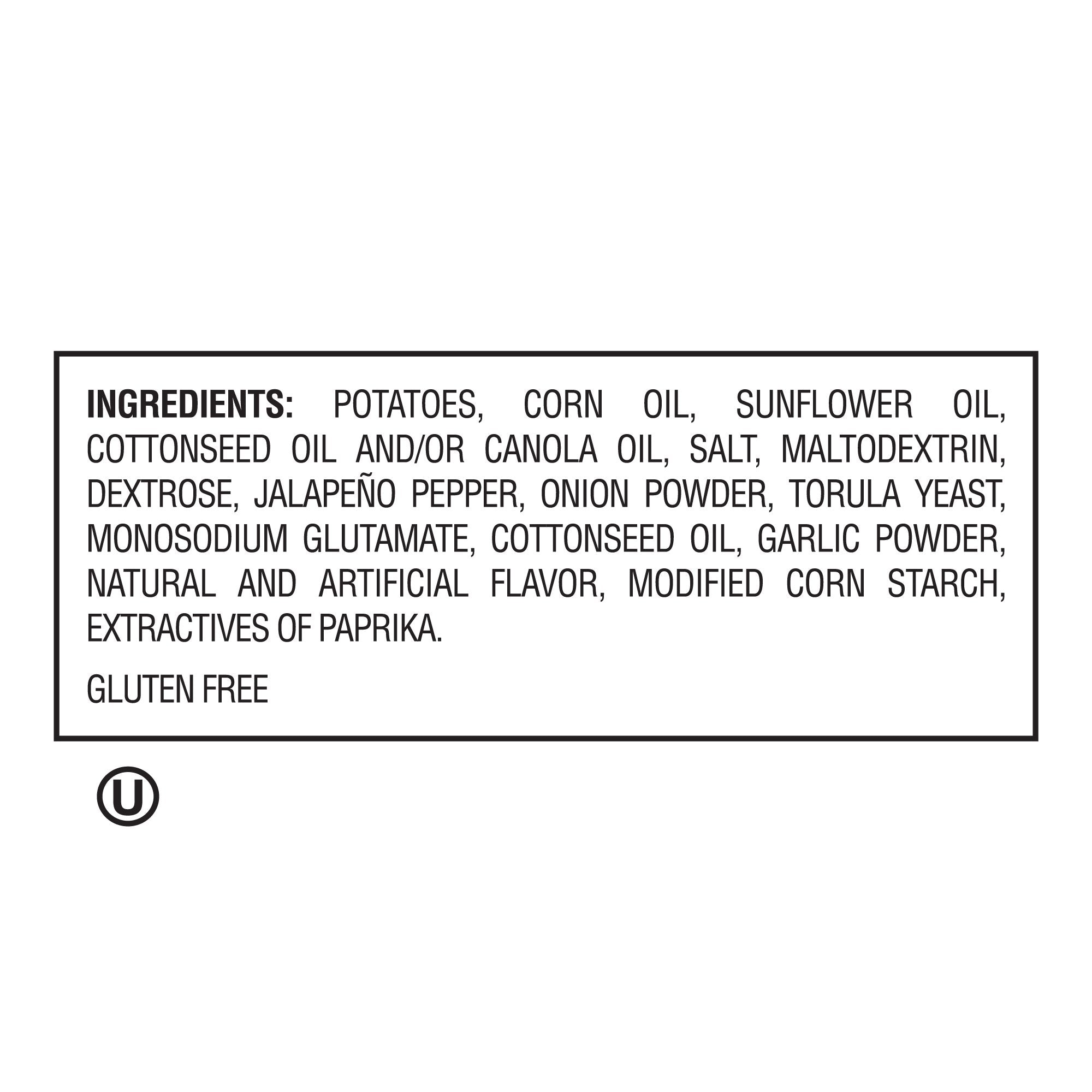 Tim's Potato Chips, Jalepeno Potato Chips Tim's Cascade Snacks 