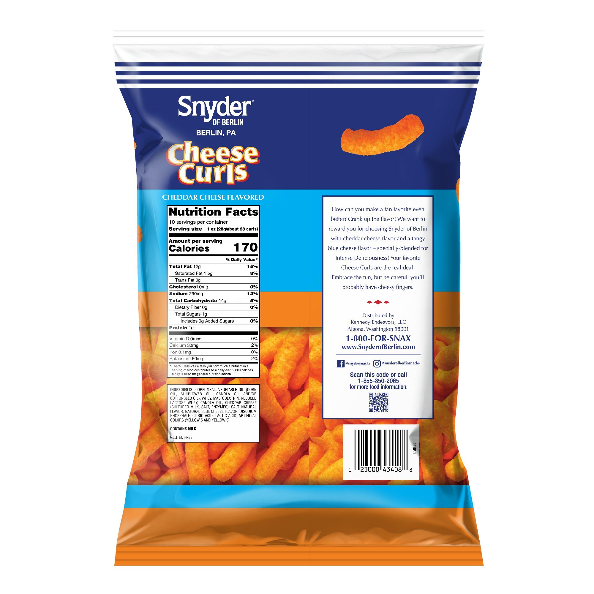 Snyder of Berlin Curls, Cheese Cheese Snacks Snyder of Berlin 