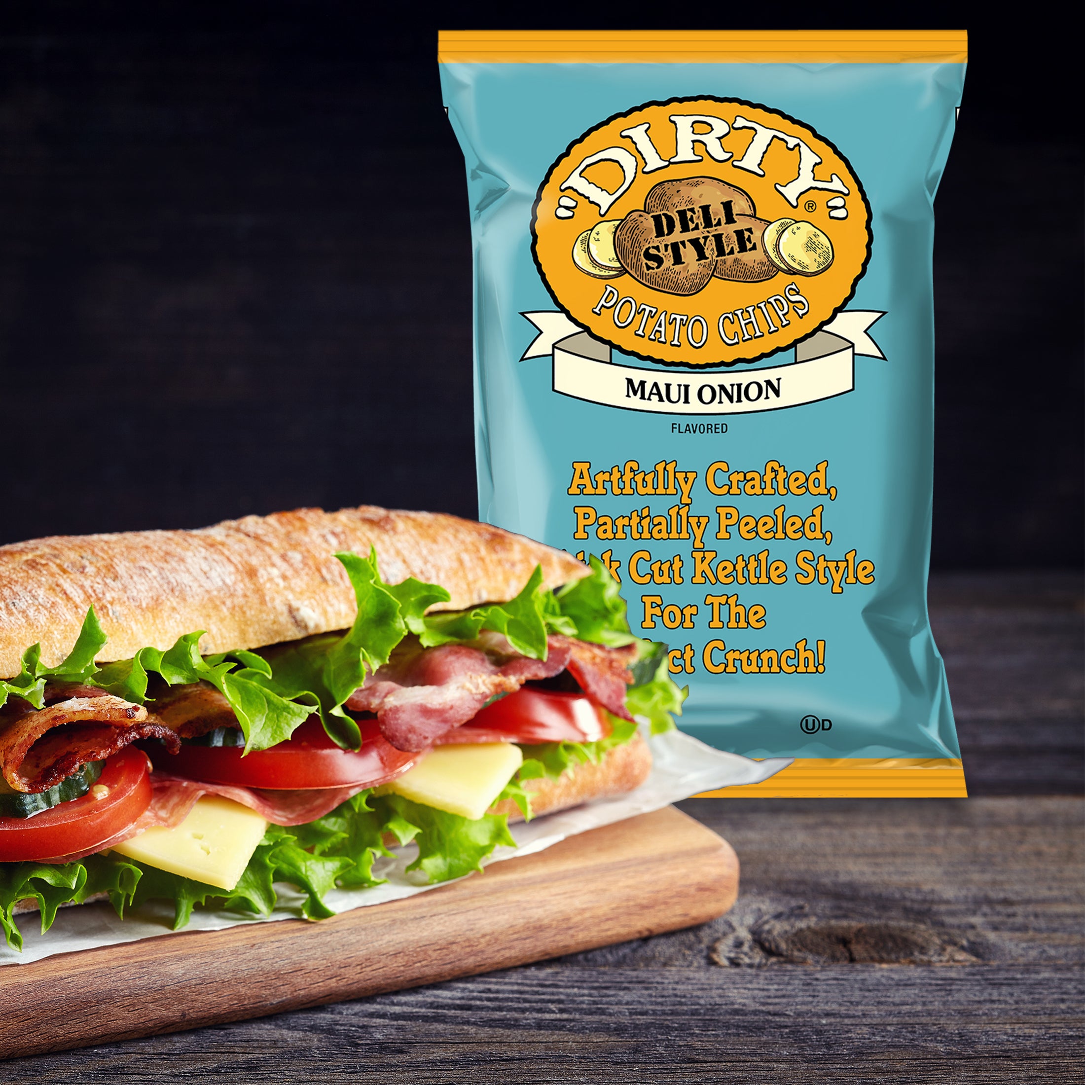 Dirty Kettle Style Potato Chips Maui Onion