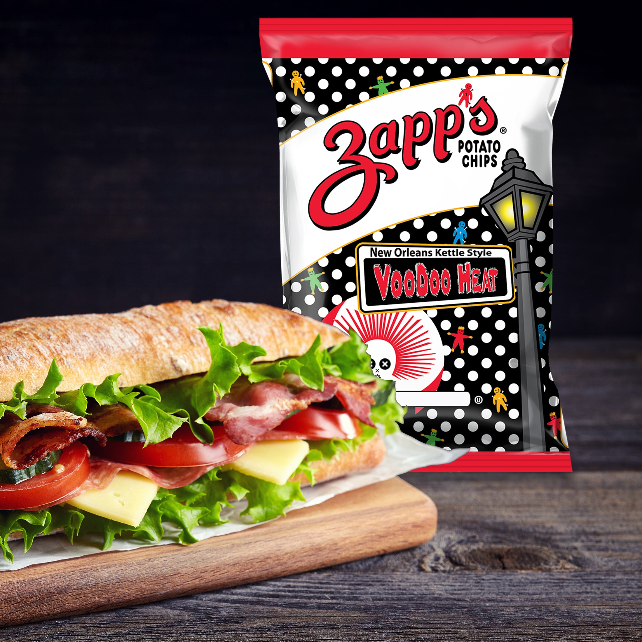 Zapp's Kettle Potato Chips Voodoo Heat