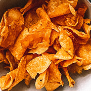 Close-up of tortilla chips in a bowl