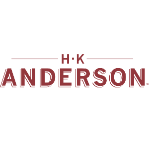 H.K. Anderson logo in red on a white background