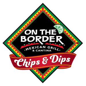 On The Border Mexican Grill & Cantina logo with 'Chips & Dips' text on a white background